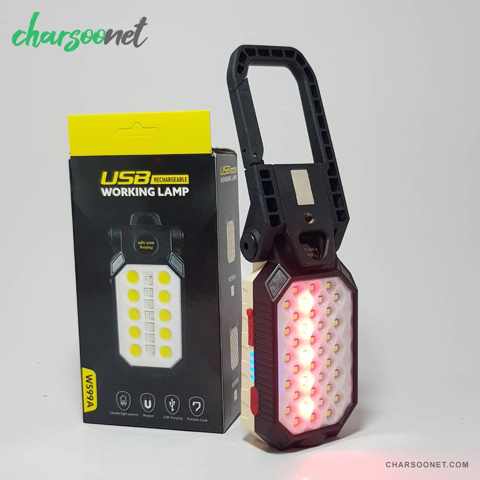 چراغ شارژی LED آهنربایی