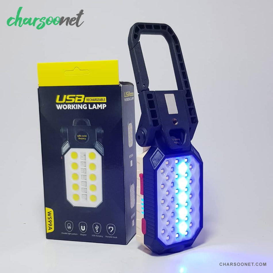 چراغ شارژی LED آهنربایی