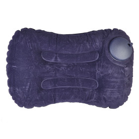 بالش بادی پمپ دار مسافرتی رنگ بادنجانی