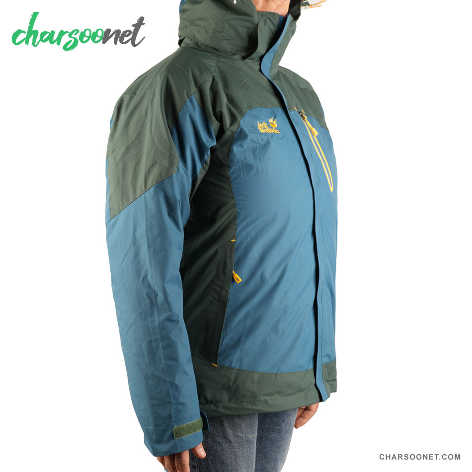 کاپشن کوهنوردی دوپوش مردانه جک ولفسکین Jack Wolfskin