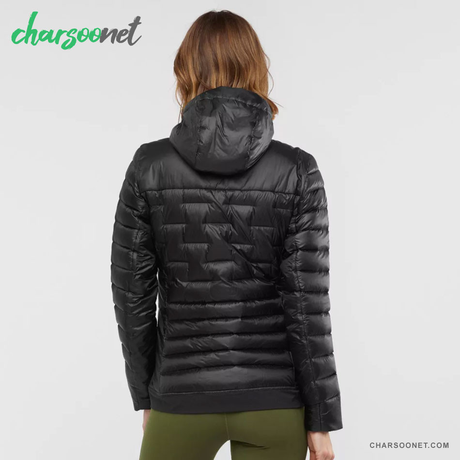 کاپشن پر سالومون زنانه مدل Salomon Outline Down Hoodie Black