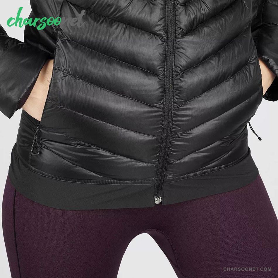 کاپشن پر سالومون زنانه مدل Salomon Outline Down Hoodie Black