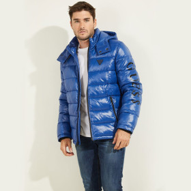 کاپشن مردانه گِس GUESS Hooded Puffer Coat Winter Jacket