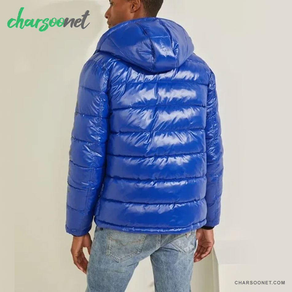 کاپشن مردانه گِس GUESS Hooded Puffer Coat Winter Jacket