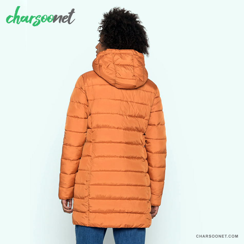 کاپشن زنانه تام تایلور TOM TAILOR Winter coat amber orange