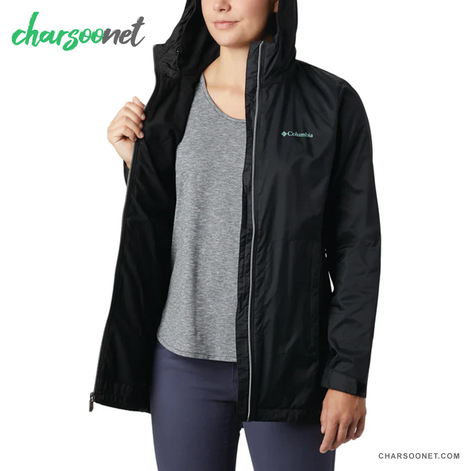 بادگیر و بارانی ضدآب زنانه کلمبیا مدل Columbia Switchback II Lined Long Jacket
