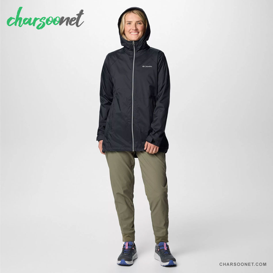 بادگیر و بارانی ضدآب زنانه کلمبیا مدل Columbia Switchback II Lined Long Jacket
