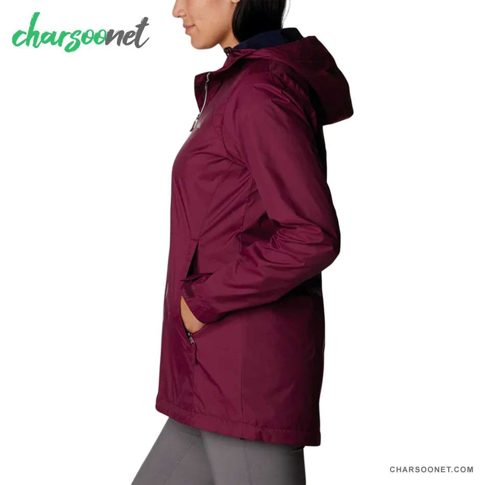 بادگیر و بارانی ضدآب زنانه کلمبیا مدل Columbia Switchback II Lined Long Jacket