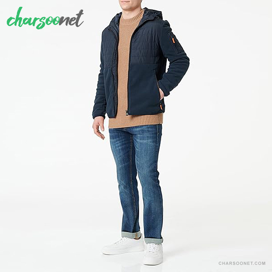 کاپشن مردانه تام تایلور TOM TAILOR Hybrid Fleece Jacket