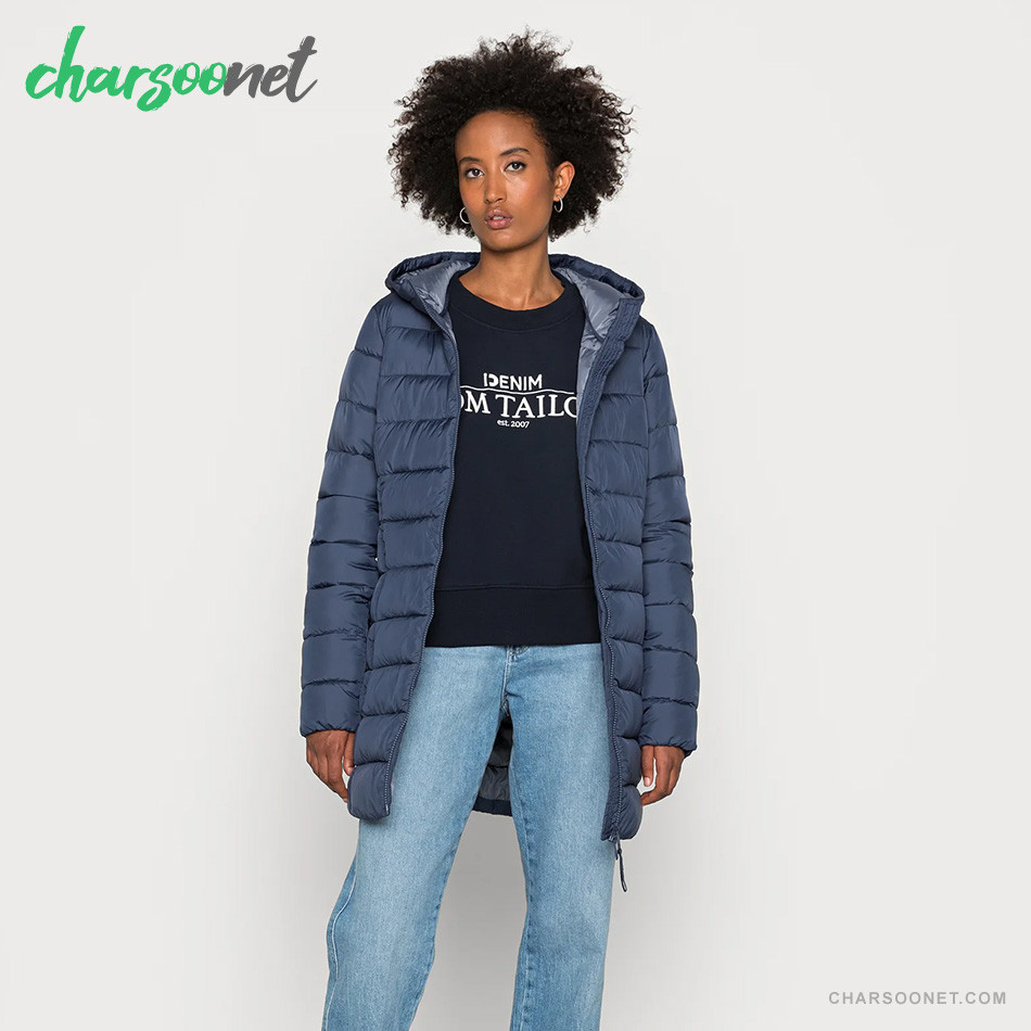 کاپشن زنانه تام تایلور TOM TAILOR Winter coat indigo blue