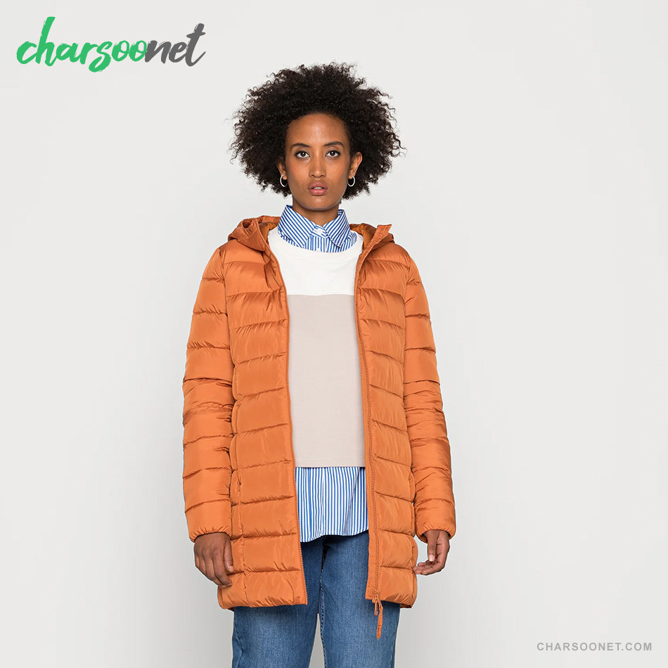 کاپشن زنانه تام تایلور TOM TAILOR Winter coat amber orange