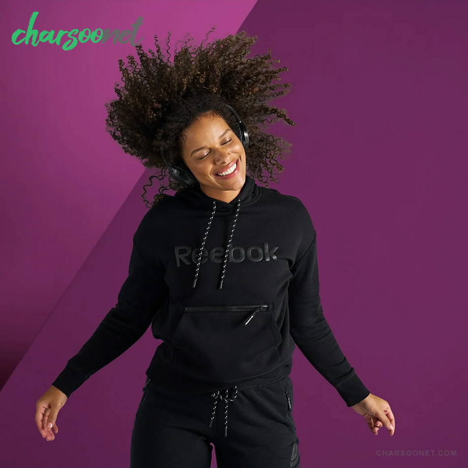 هودی زنانه ریباک Reebok Super Soft Cropped Gravity Hoodie