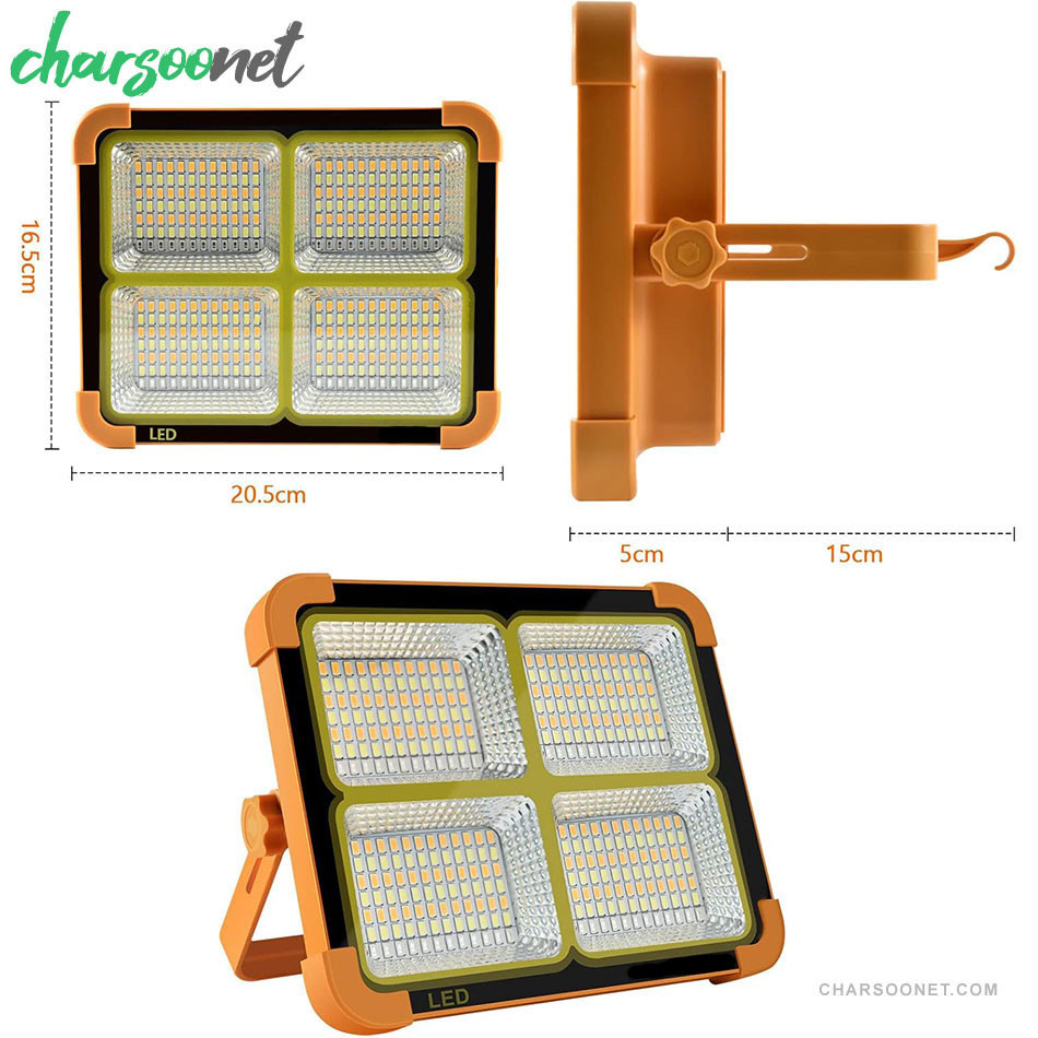 پروژکتور خورشیدی ال ای دی  Solar Led Flood Light