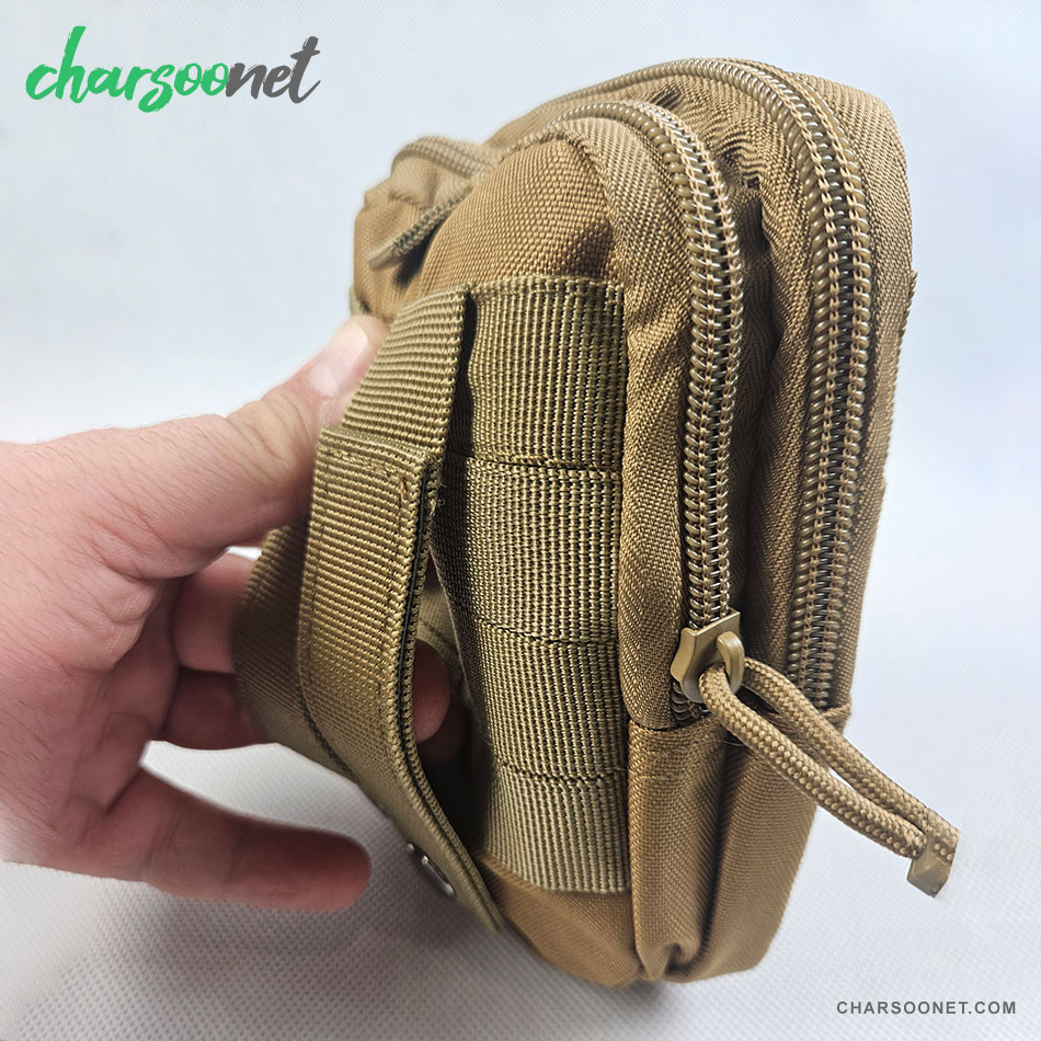 کیف کمری کماندویی برای چراغ قوه و چاقوی شکار..