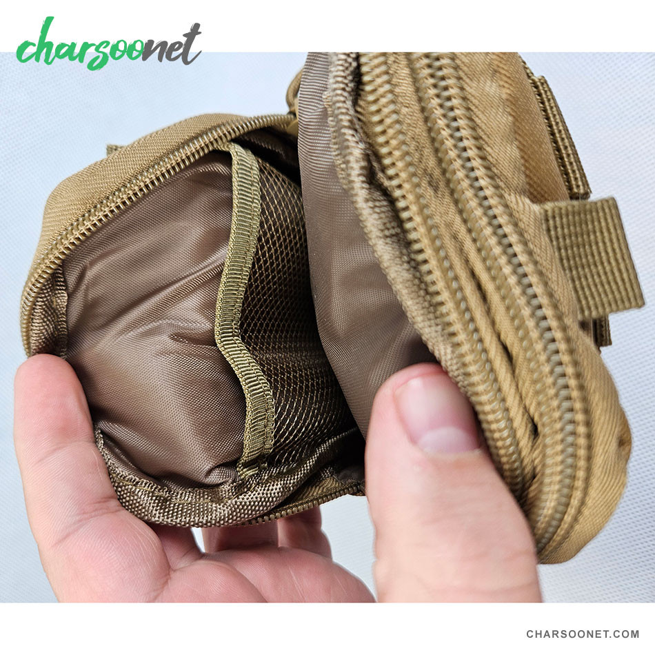 کیف کمری کماندویی برای چراغ قوه و چاقوی شکار..