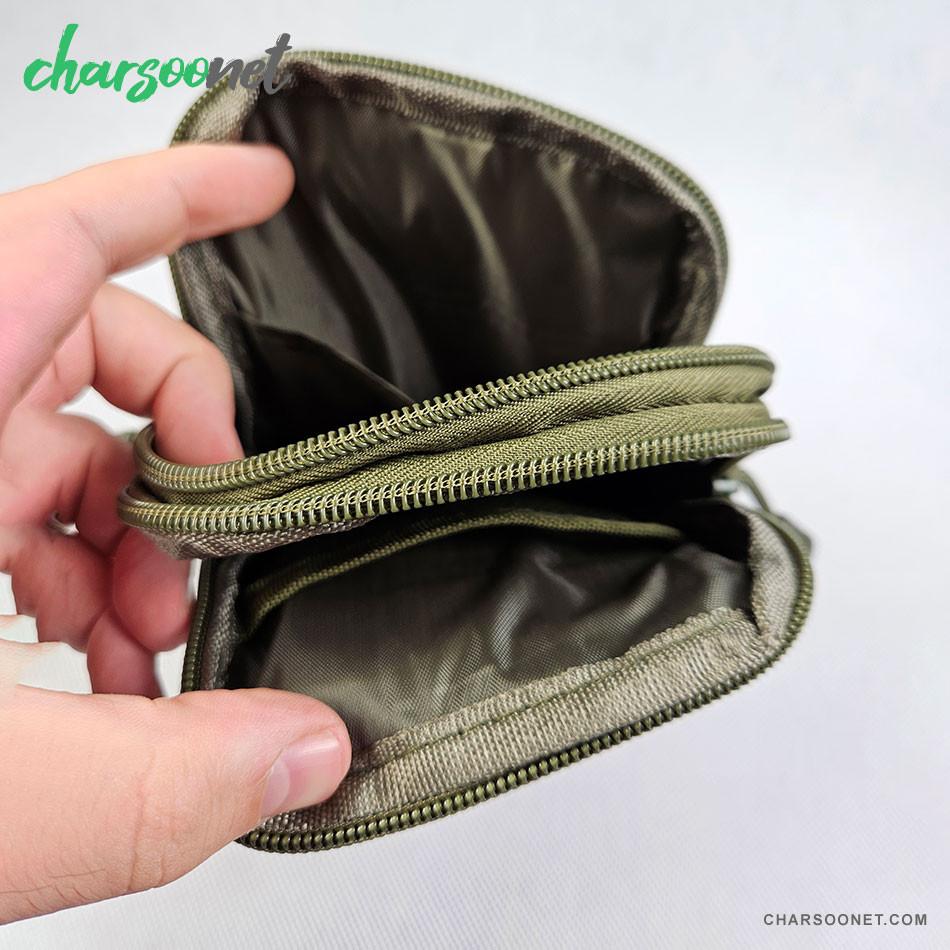 کیف کمری کماندویی برای چراغ قوه و چاقوی شکار..