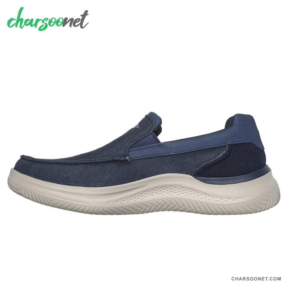 کفش پیاده روی بدون بند مردانه اسکیچرز Skechers Relaxed Fit Hasting - Fielden