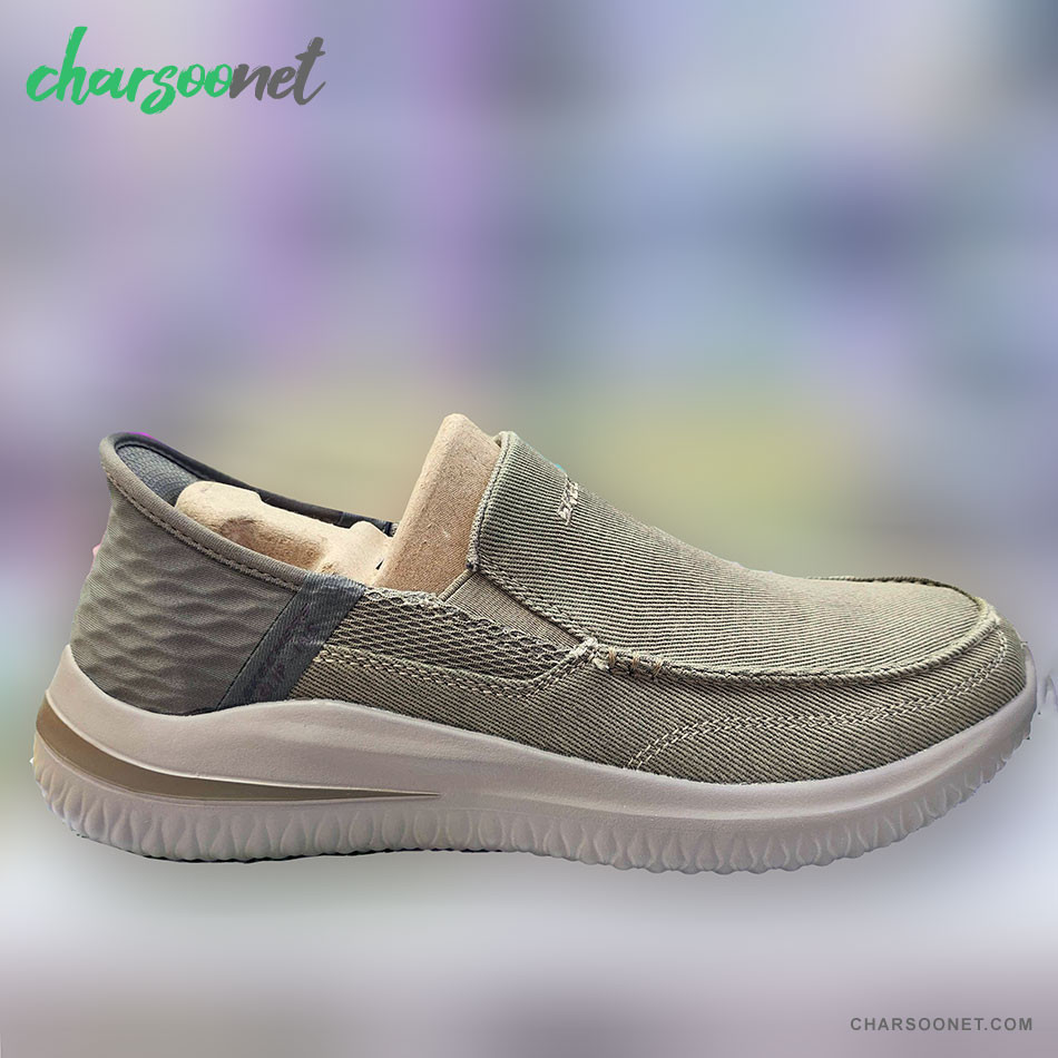 کفش پیاده روی مردانه بدون بند اسکیچرز SKECHERS Delson 3.0