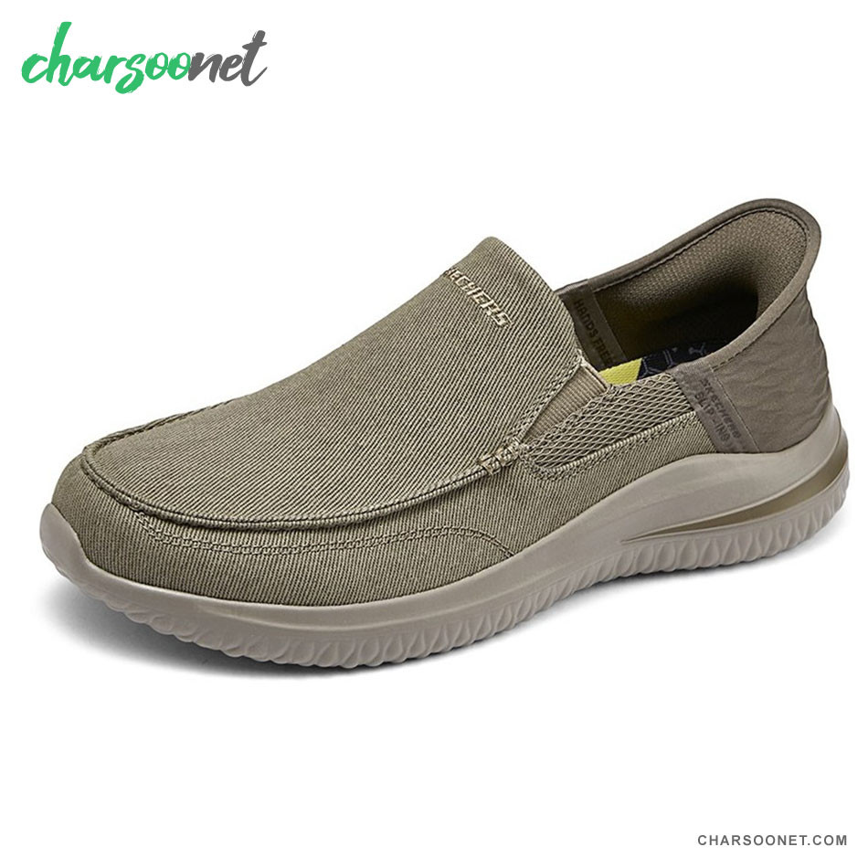 کفش پیاده روی مردانه بدون بند اسکیچرز SKECHERS Delson 3.0