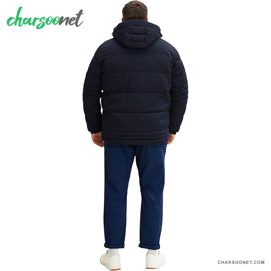 کاپشن کلاه دار مردانه تام تیلور TOM TAILOR Men's Plusize Puffer