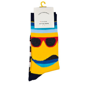 جوراب نخی طرح دار فری سایز