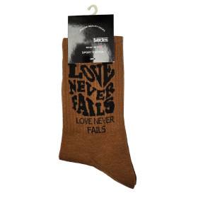 جوراب نخ پنبه طرح دار فری سایز