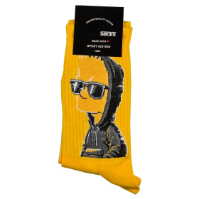 جوراب نخی فری سایز طرح فانتزی