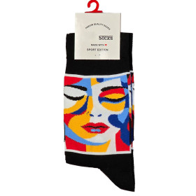 جوراب طرح دار فری سایز