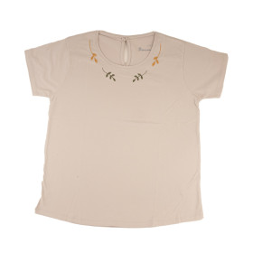 تیشرت زنانه نخ پنبه فری سایز 44-46