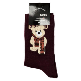 جوراب اسپرت طرح دار فری سایز