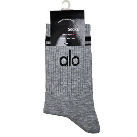 جوراب نخ پنبه نیم ساق فری سایز رنگ طوسی