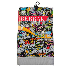 شورت مردانه نخ پنبه پادار براک