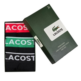 پک سه تایی شورت مردانه پادار نخ پنبه لاگوست