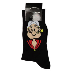 جوراب نخی فانتزی طرح ملوان زبل فری سایز