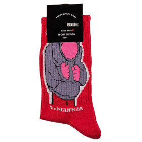 جوراب نخ پنبه فری سایز طرح دار