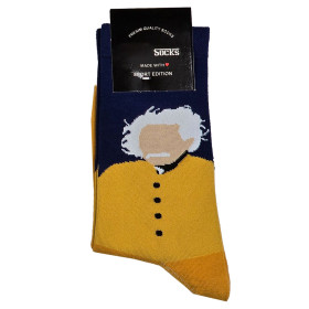 جوراب نخی طرح دار فری سایز