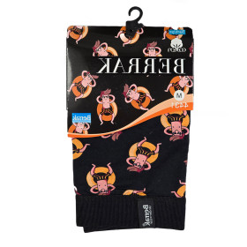 شورت نخی مردانه پادار براک طرح فانتزی