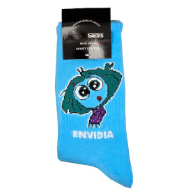 جوراب نخ پنبه فری سایز طرح فانتزی