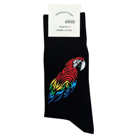 جوراب نخ پنبه نیم ساق فری سایز طرحدار