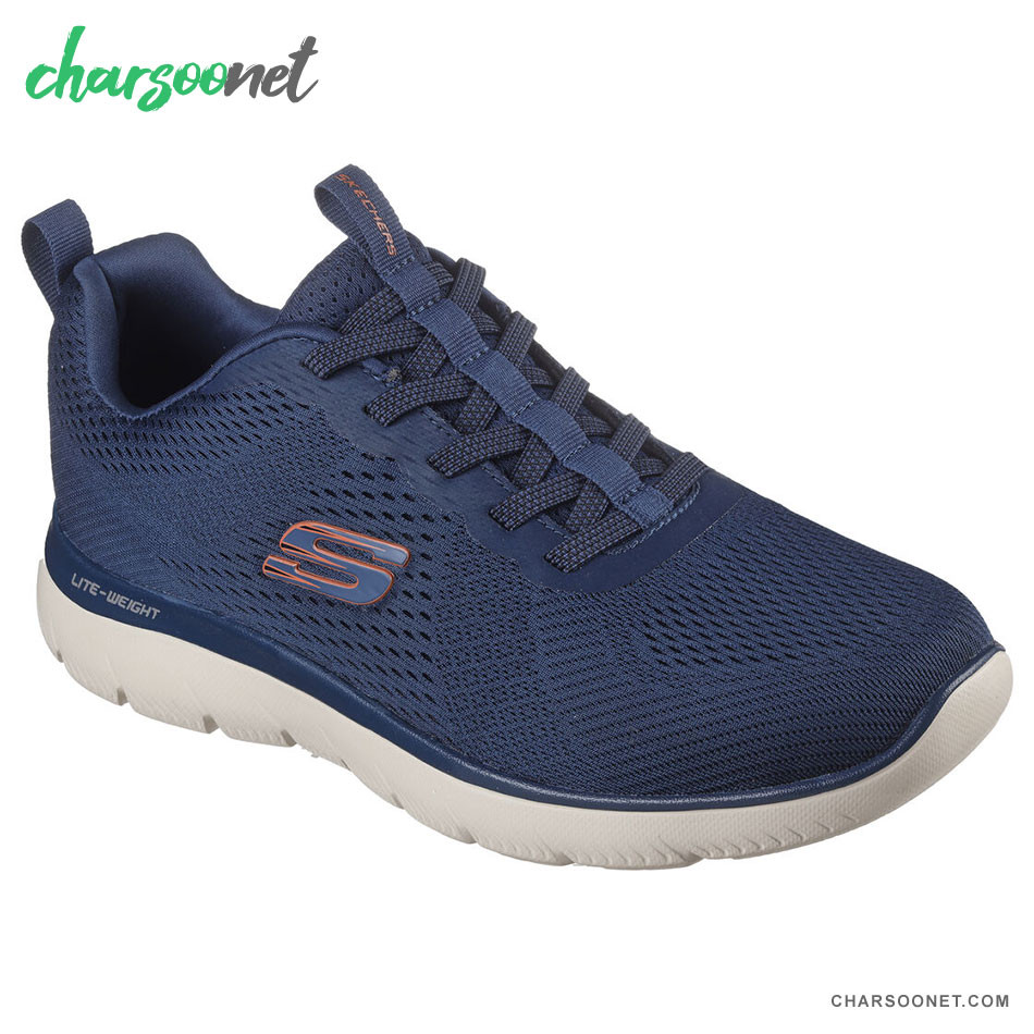 کفش روزمره مردانه اسکیچرز کد 232963-NVOR طرح بند