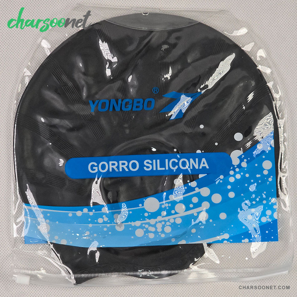 کلاه شنا گوش دار یونگ بو Yongbo Swim Cap رنگ مشکی