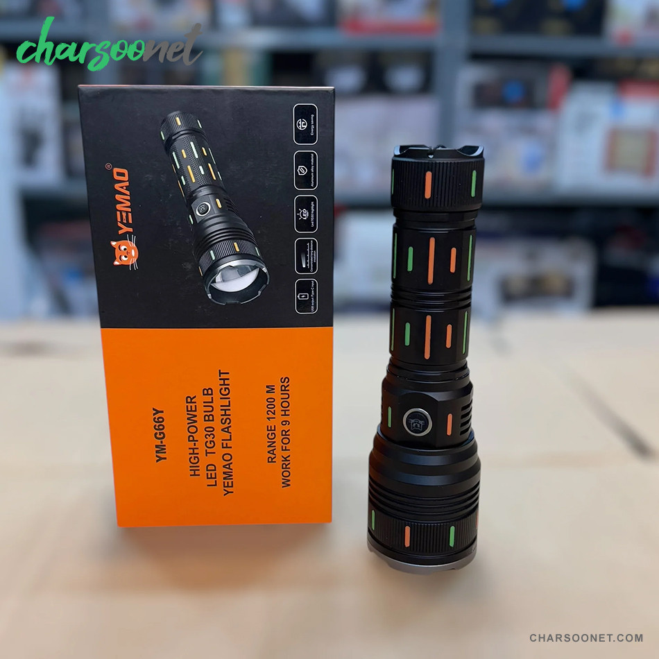 چراغ قوه دستی اصل یامائو Yemao High Power LED Flashlight