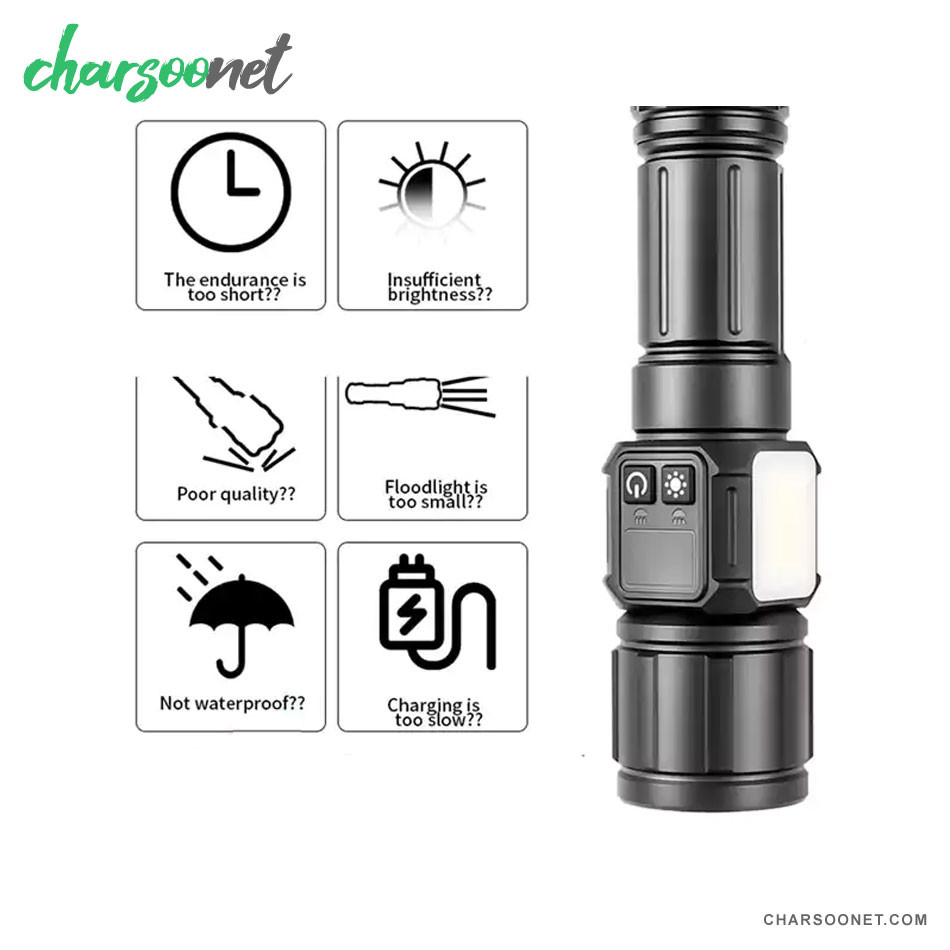 چراغ قوه دستی فانوسی یامائو Yemao Lantern Flashlight