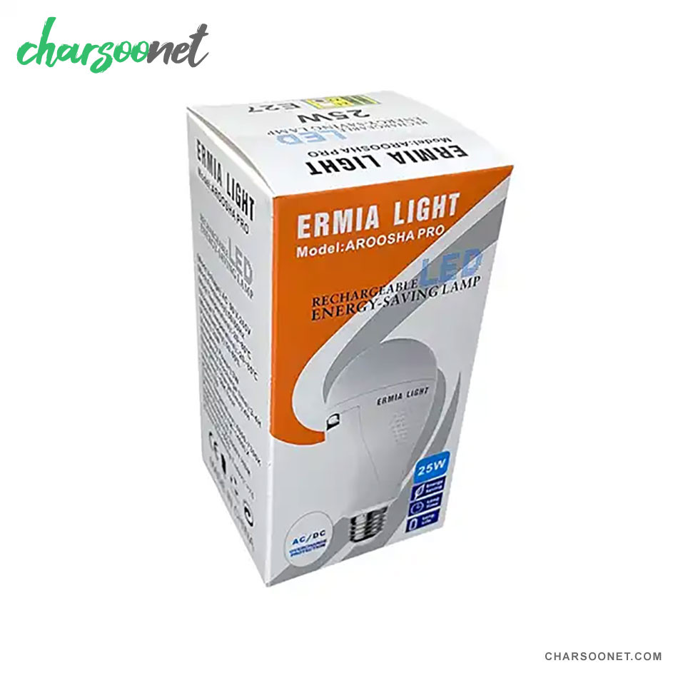 لامپ LED قابل شارژ Ermia Light مدل Aroosha Pro اصلی