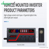 مبدل برق خودرو 200 وات دیجیتالی Car Inverter با نمایشگر و شارژر فست