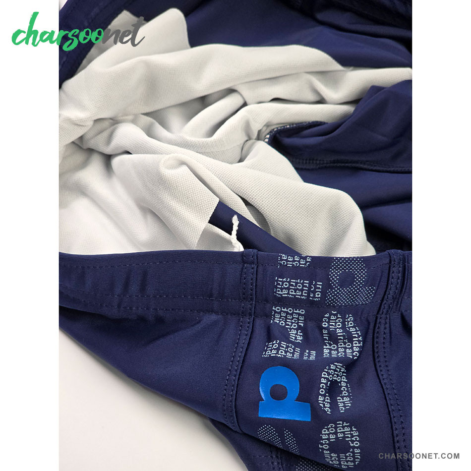 شورت شنا مردانه جیب دار با پارچه کشی و سبک