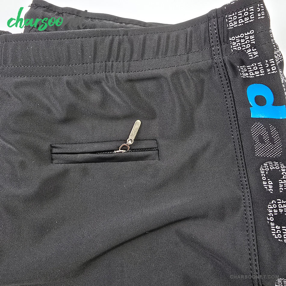 شورت شنا مردانه جیب دار با پارچه کشی و سبک