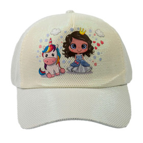 کلاه دخترانه شاین دار طرح کارتونی