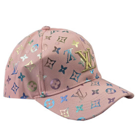 کلاه لبه دار زنانه ال وی صورتی