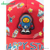 کلاه کپ پسرانه چراغ دار طرح Happy Star رنگ قرمز